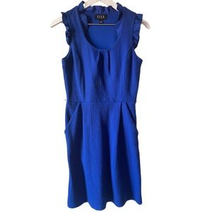 ELLE Cobalt Blue Dress with pockets